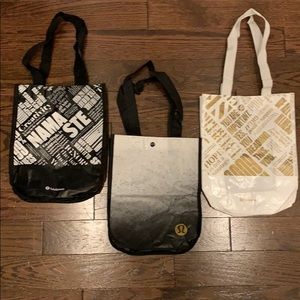 Lulu mini tote bags: variety set of 3.